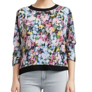 Juicy Couture Sport Top Y2K Athleisure Slouchy Women M Gym Active Comfy Floral